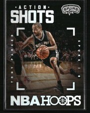Tony Parker 2015 Hoops Action Shots #15 Basketball Card