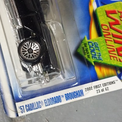 Hot Wheels '57 Cadillac Eldorado Brougham 2002 First Edition New