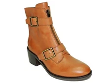 Donald J Pliner Women's Dustin Booties Saddle Calf Size 8.5 M