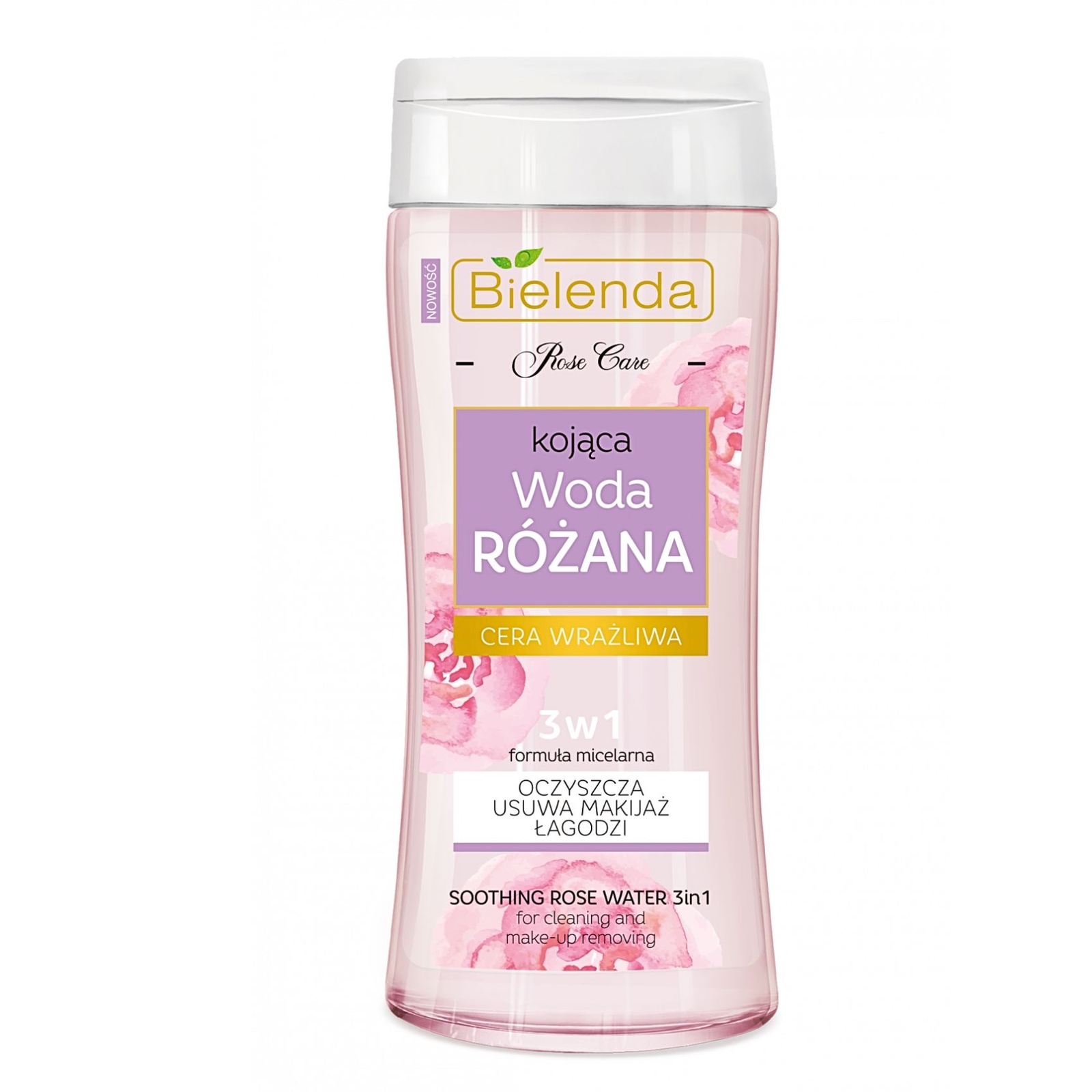 Bielenda Rose Care 3in1 Soothing Micellar Rose Water Make Up Remover 200ml