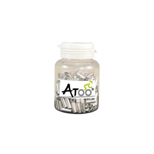 Embout gaine 4mm alu Atoo rigide et anticorrosion pour câblage mécanique