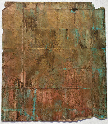 CHARLES CHRISTOPHER HILL Original UNIQUE Handmade Monoprint with goldleaf