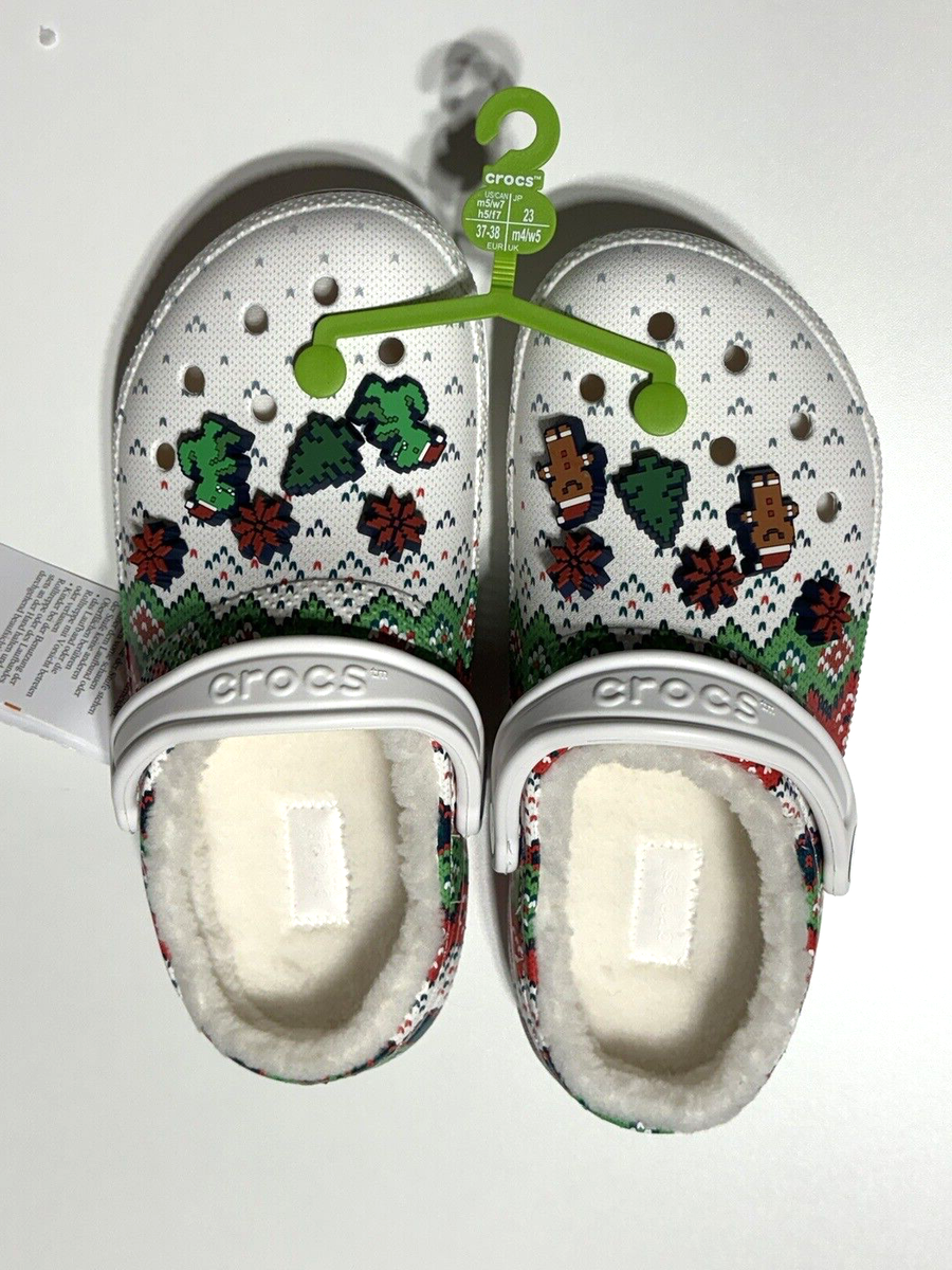 LIMITED EDITION HOLIDAY CHRISTMAS CROCS LINED CLASSIC CLOG  display picture 1