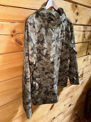 Columbia Omni Tech Camo Hooded Full Zip Womens Windbreaker Rain