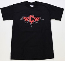 Rare Vintage ANVIL WCW wcw.com 2001 World Championship Wrestling T Shirt 2000s S