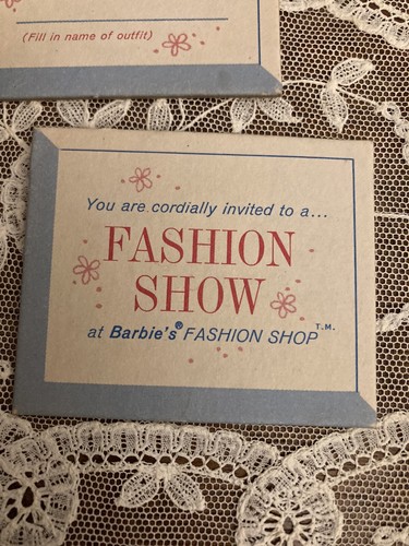 Vintage Barbie’s Fashion Shop Cards - Picture 3 of 3