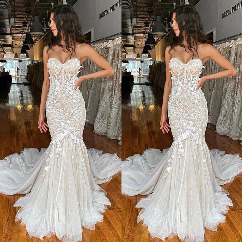 Mermaid Popular Wedding Dresses, Fancy Appliques Elegant Wedding Dresses Mermaid Popular Wedding Dresses, Fancy Appliques Elegant Wedding Dresses