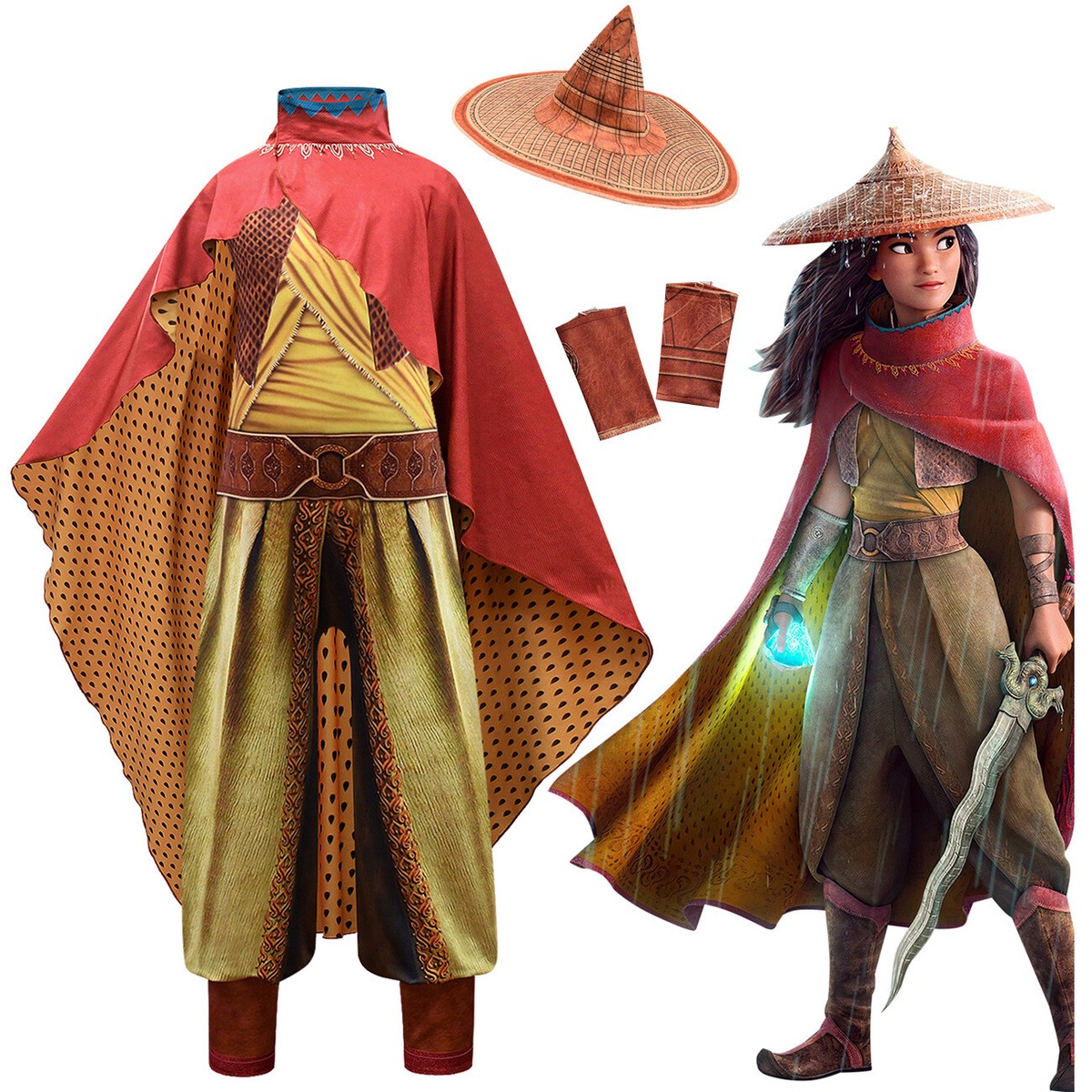 raya princess dress Disney Princess Raya & the Last Dragon Inspired Vintage Style Dress