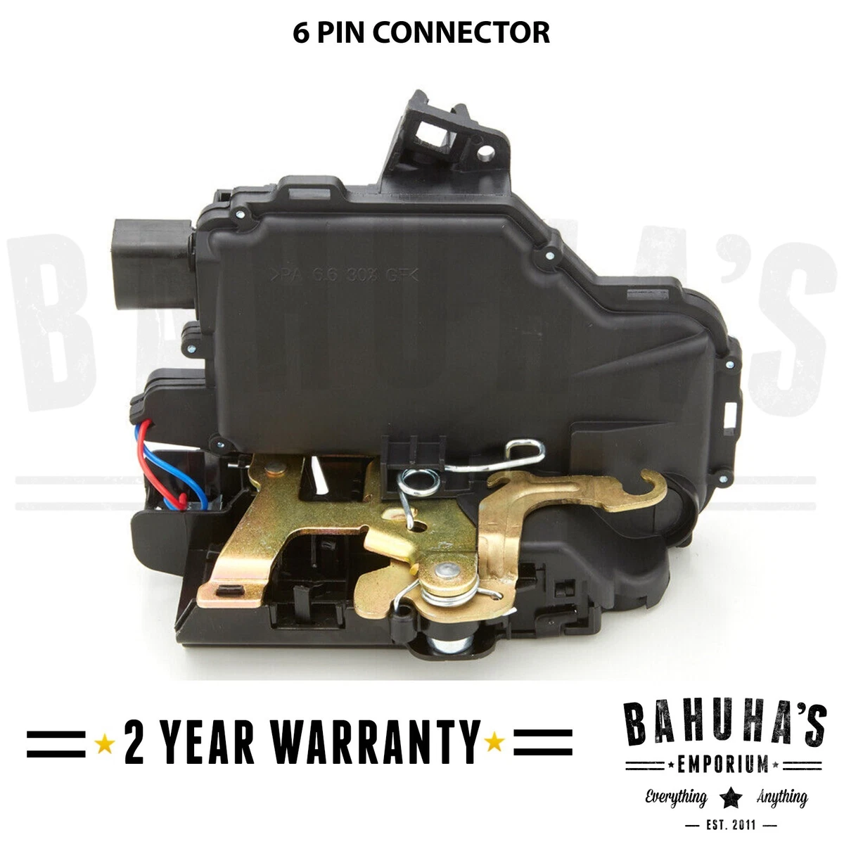 Rear Left Passenger Side Door Lock Mechanism VW Golf MK4 Jetta 