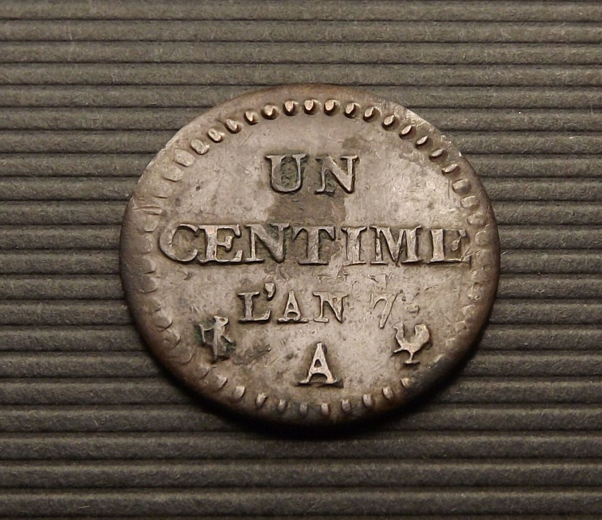 な　フランス　1 France 1798-A UN 1 Centime LAN 7 VF C|5812 | eBay