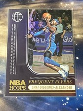 Shai Gilgeous-Alexander Frequent Flyers NBA Hoops 2024-25 #11 Gold Holo Parallel