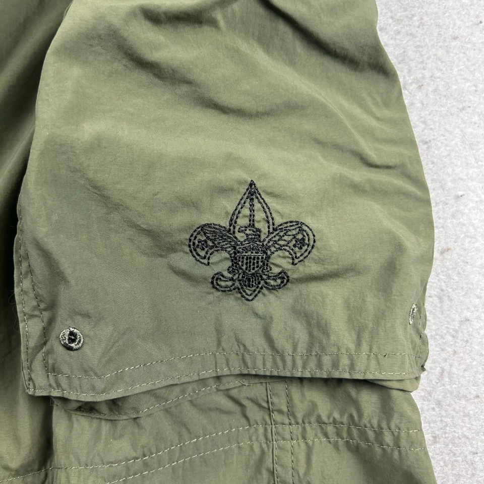 Boy Scouts Of America Shorts Adult 3XL Green Cargo Centennial Uniform NWT - Image 3 of 4