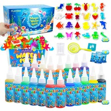 Flavery Magic Water Elf Toy Kit, Fairy Gel Kit with 20 small, 20