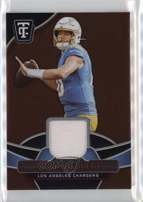 2024 Panini Totally Certified Materials Mirror Red 31/99 Justin Herbert 13c5