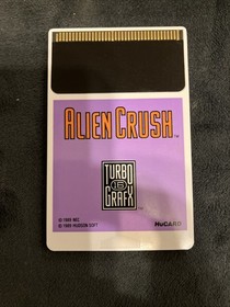 Alien Crush (TurboGrafx-16, 1989) NEC Turbo Grafx video game complete in case