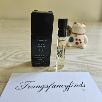 Tom Ford Black Lacquer EDP 2mL Sample Vial Spray Authentic NIB