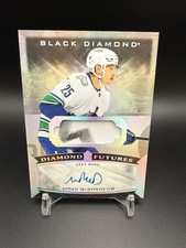 2023-24 Black Diamond #BDF-AM Aidan McDonough Diamond Futures Auto Patch RC  /25