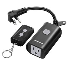DEWENWILS Outdoor Remote Control Outlet 15A Wireless Remote Control Switch 100FT