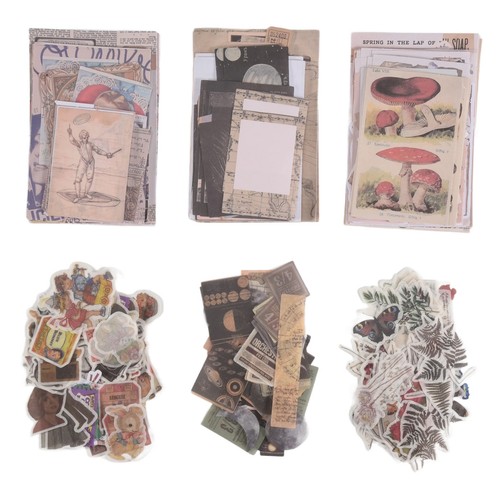 Autocollants Rétro Style Vintage pour Scrapbooking, Étiquette