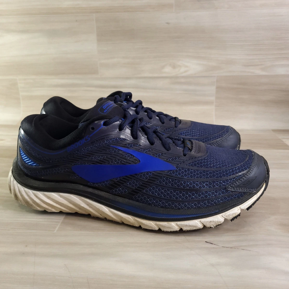 Brooks Glycerin 15‎ Men\'s Running Shoes Blue Yellow Sz 10.5 Wide Brooks Men main image 2