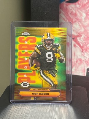 2025 Topps Chrome Josh Jacobs Power Players Gold /50