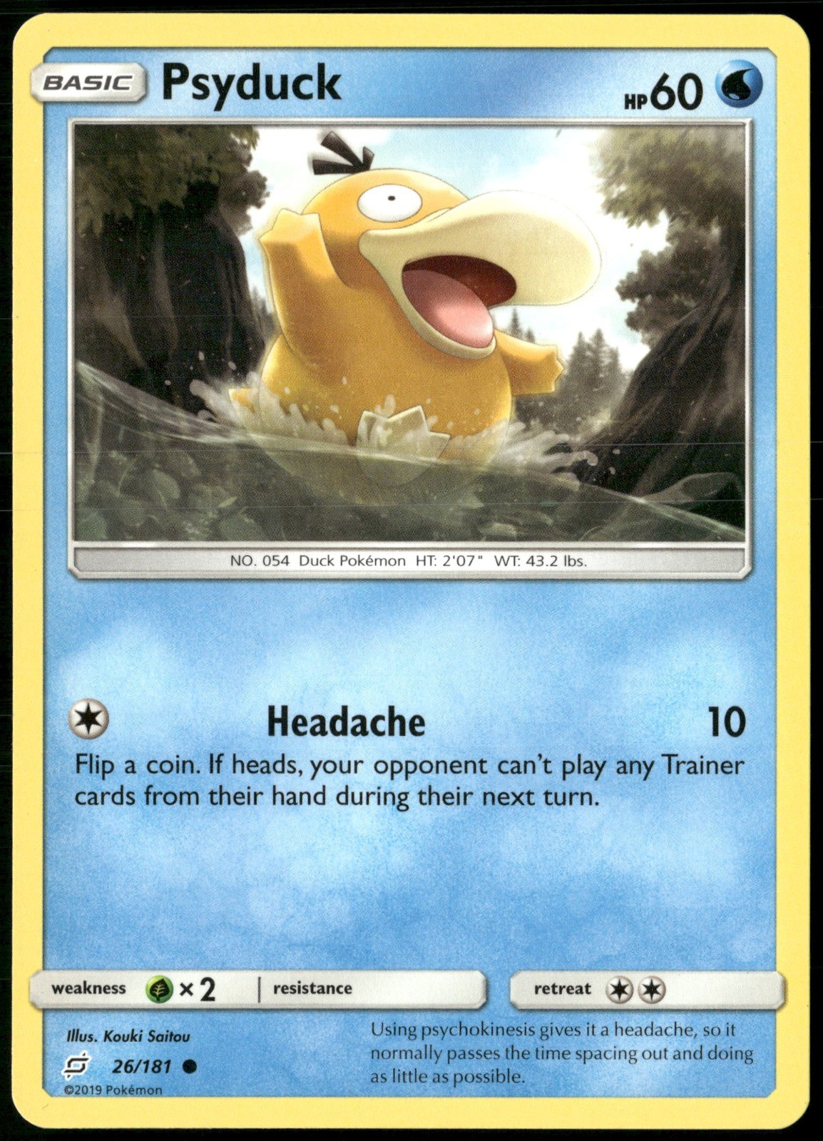 Psyduck Regular 26/181 SM - Team Up NM