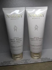 Set Nakery Beauty Vanilla Cashmere Face, Body & Hair Wash + Body Butter 