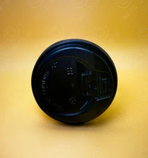 Black Dome Lid for 10-24 Oz Paper Hot Cups, 1000pcs, fold back open, hot drinks
