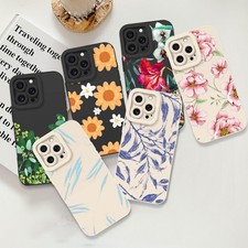 Gorgeous Flower Phone Case For iPhone 16 15 14 17 Pro Samsung S25 S26 S24 Cover