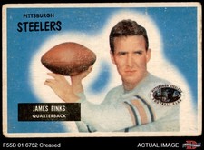 1955 Bowman #120 Jim Finks Steelers Tulsa 2.5 - GD+