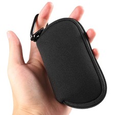 Earphones Carrying Case Headphone Organizer Shock Proof Neoprene Mini Earbud ...