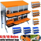 6/8/10 Holes Chicken Nesting Boxes,Metal Chicken Egg Laying Box for Chicken Coop