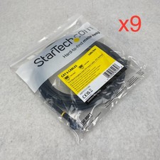 StarTech 10ft/3m Black Snagless Cat6 UTP Patc...