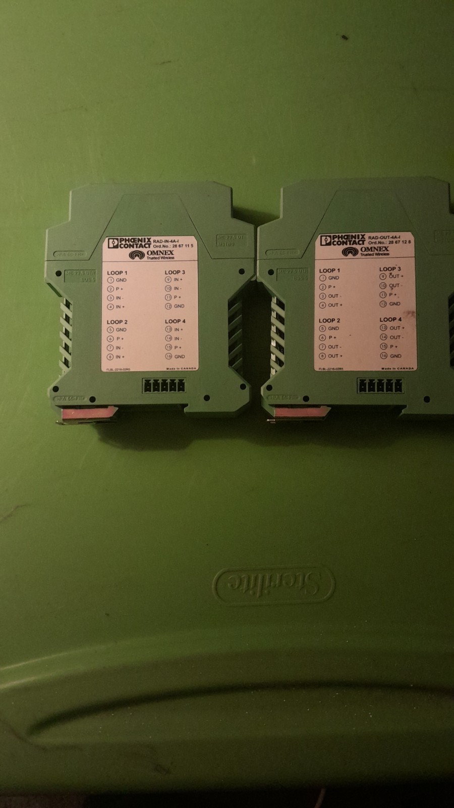 Phoenix Contact 4 channel input and output modules