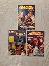 3 2000's High Adventure Pulp Fiction Books Secret Agent X Secret Service