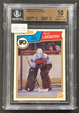 1983-84 O-Pee-Chee BGS PRISTINE 10 Pelle Lindbergh POP 8 #268 Flyers NHL