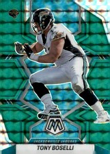 2022 Panini Mosaic #247 Tony Boselli Mosaic Green