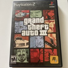 Rockstar Games Grand Theft Auto III PS2 Original Case Inserts Only No Disc