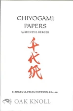PROSPECTUS FOR CHIYOGAMI PAPERS / 2011