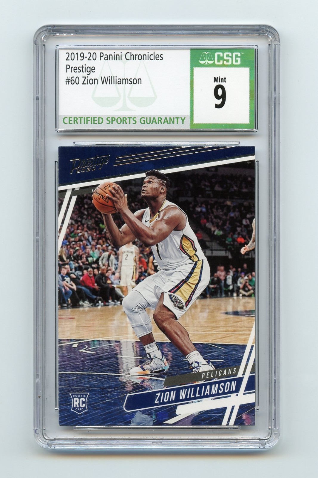 2019-20 Panini Chronicles - Prestige Zion Williamson #60 (RC)