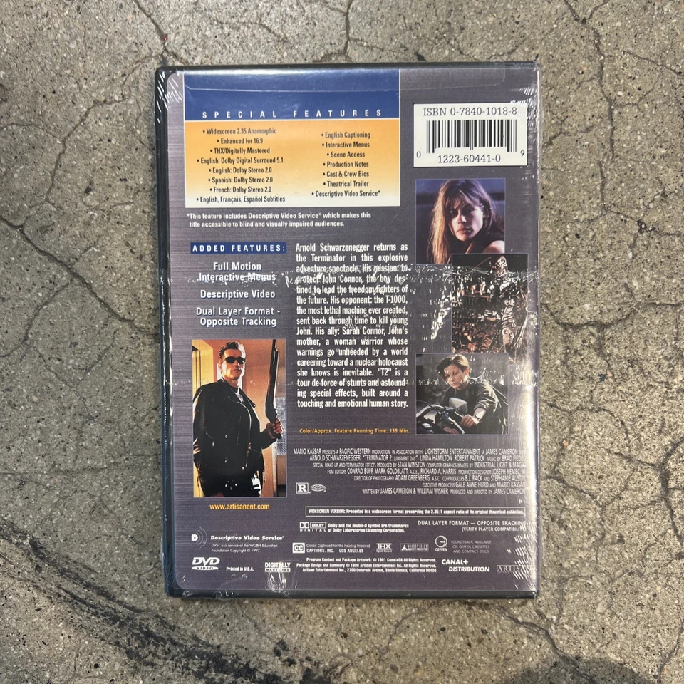 Terminator 2: Judgment Day (DVD, 1997) Brand New Sealed - Image 2 of 4