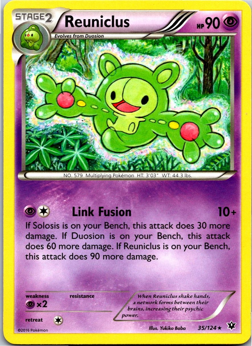 Reuniclus Rare XY - Fates Collide 35/124 LP