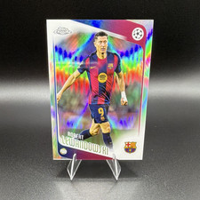 Topps Chrome Robert Lewandowski UEFA Champions League FC Barcelona Parallel CU8