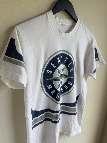 Vintage Salem Sportswear Herren T-Shirt weiß Seattle Mariners Medium MLB 1996 - Bild 10 von 13
