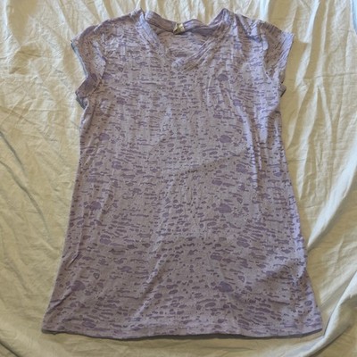 Exist Shirt XL Top Blouse V-Neck Purple Women s
