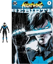 McFarlane Page Punchers: NIGHTWING ~ Rebirth w/3" Figure #1, (2023, DC)