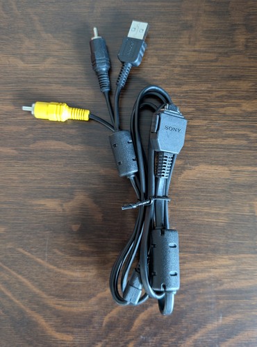 Genuine OEM VMC-MD1 Multi USB Cable for SONY DSC-W300 W200 W170 +  -Tested-Read!