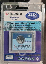 RIDATA Lightning Series 4GB 233x 35MB/s CF Compact Flash Camera Memory Card