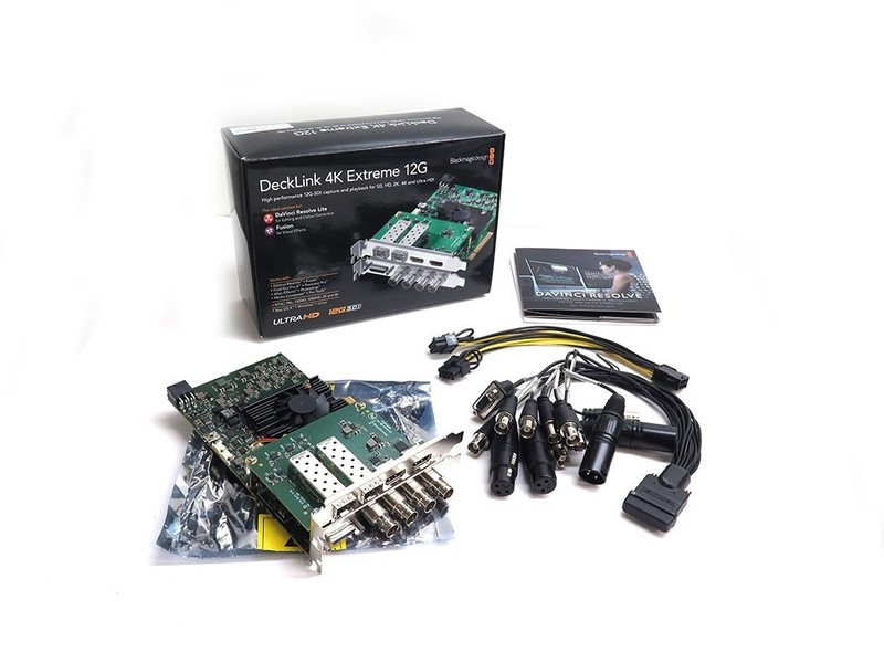Blackmagic Design DeckLink 4K Extreme 12G capture card 12G-SDI UHD HD 60P 8-lane
