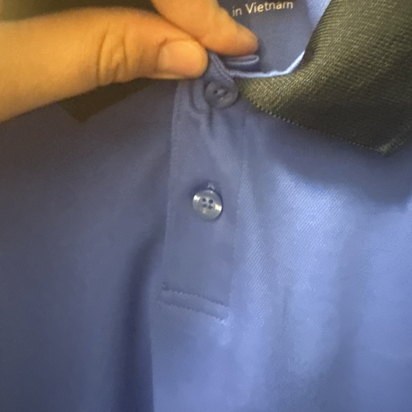 Culvers Shirt Sz XL Blue Black Uniform Polo Employee Work Short Sleeve